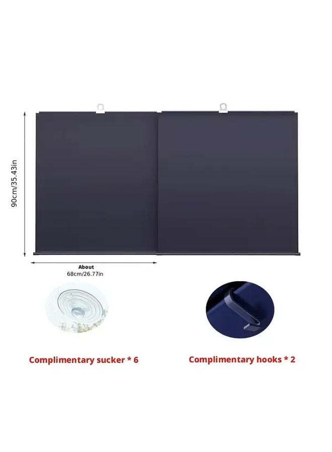 1 Set Automatic Retractable Car Windshield Sunshade UV Heat Protection Universal Fit - Image 2